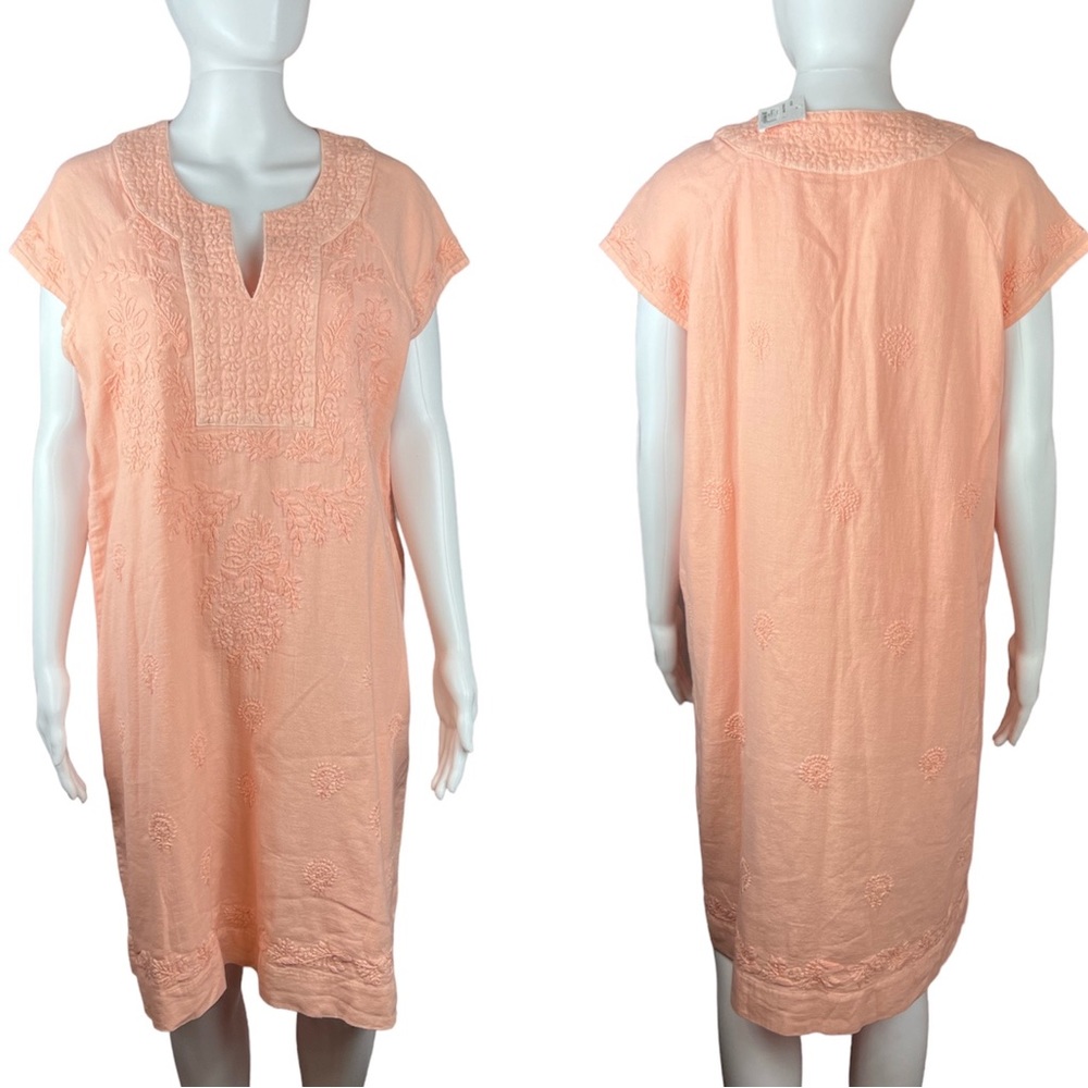 Roller Rabbit Coral Faith Dress NWT